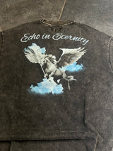 Pegasus T-Shirt - Washed Black - V3RS