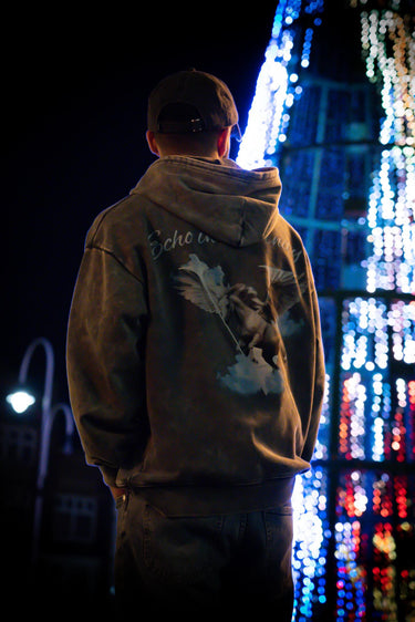 Pegasus Hoodie - Washed Grey - V3RS