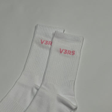 V3RS - Signature Socks - Pink/White - V3RS