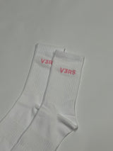V3RS - Signature Socks - Pink/White - V3RS