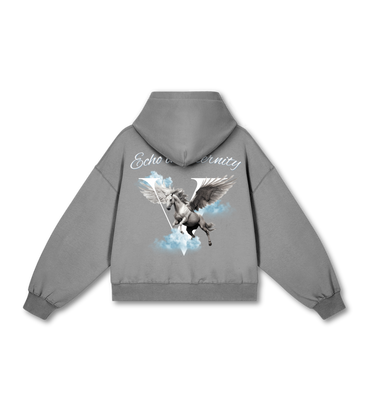 Pegasus Hoodie - Washed Grey