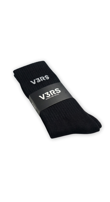 V3RS - Signature Socks - Black/White