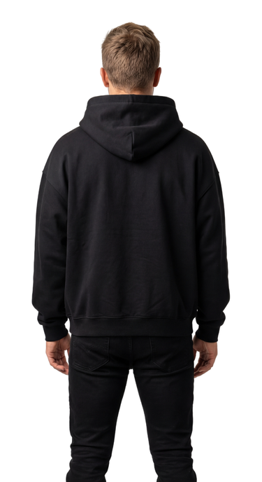 Perfectly Plain, Hoodie (Black)