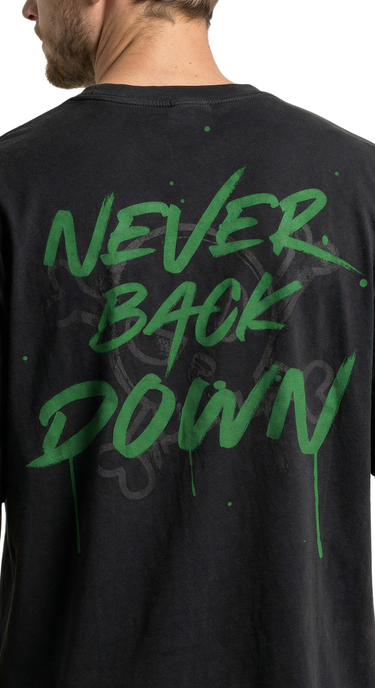 LIGHTSABER GREEN - Never. Back. Down
