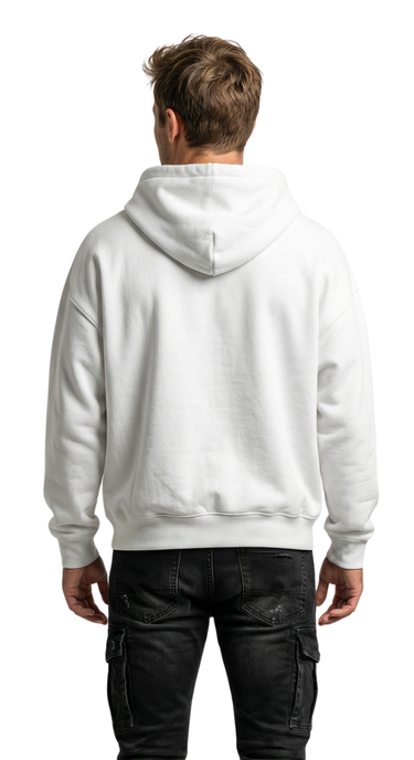 Perfectly Plain, Hoodie (White)